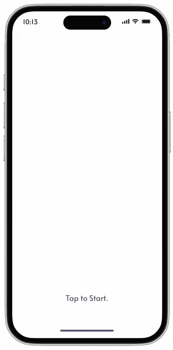 Animated Agenda logo appearing on the app’s opening screen